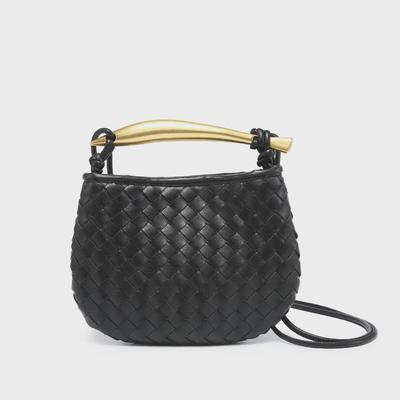 Handwoven Women's Mini Dumpling Bag - Fashionable Cross-Border Casual Shoulder, Handheld & Messenger Bag Y