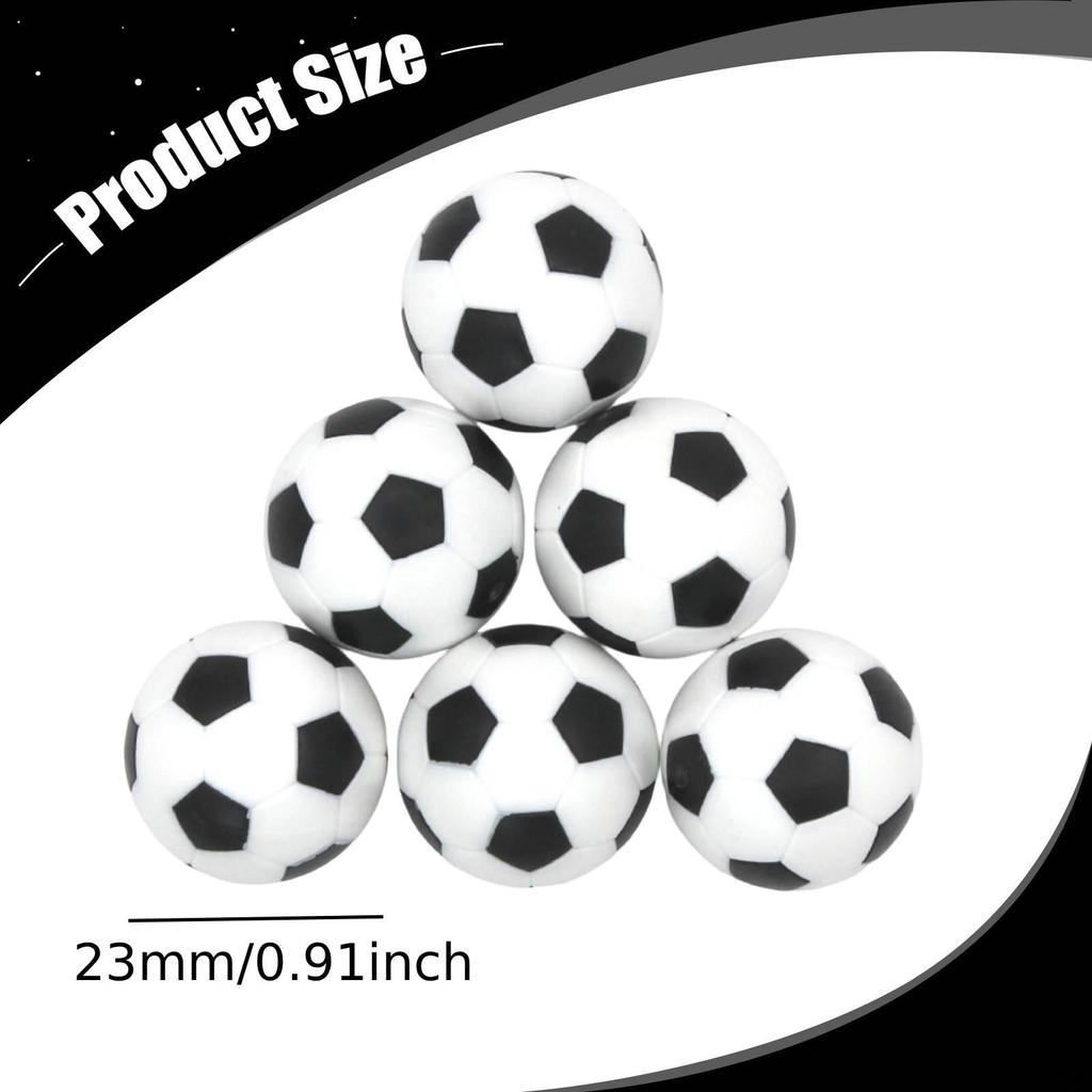 6 Mini Foosball Balls, Official Accessories, Replacement Balls for And Foosball.