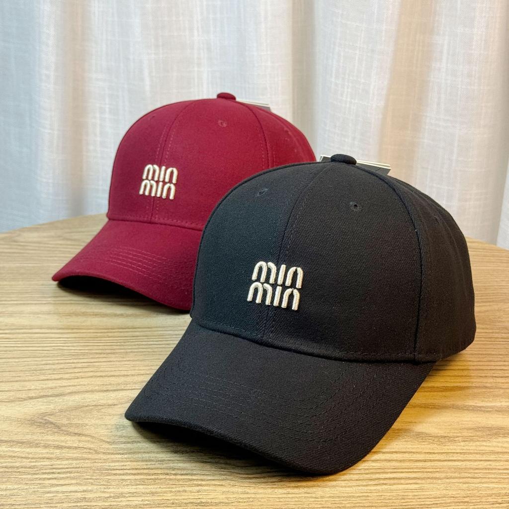 Autumn and Winter Baseball Cap Korean Version Embroidered Fashionable Casual Hard Top Versatile Face Showing Small Trendy Brand Peaked Cap for Women