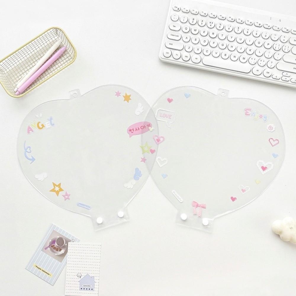 INS PVC for Kpop Fan Protector Sleeve Waterproof Dustproof Large Picket Fan Storage Sleeve Hand Fan PVC Cover Large Picket Fan