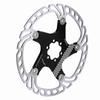 20300CMm Floating Disc Six     Mountain Bike Brake Disc Cycling Accessory(blacksilver )