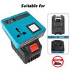 High Efficiency Power Inverter Converts 18V to 220V Includes LED Light Suitable for Outdoor Use with USB and Type C Port