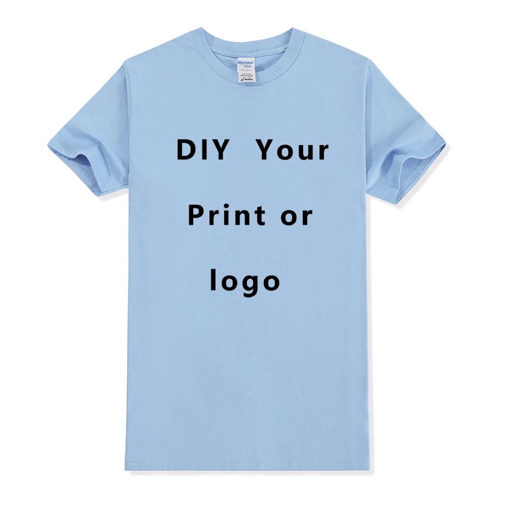 Custom T shirt Women Men Customised Printed 100 Cotton Short Sleeve Your Logo Photo Brand Text Tee Personalize Graphic Clothing