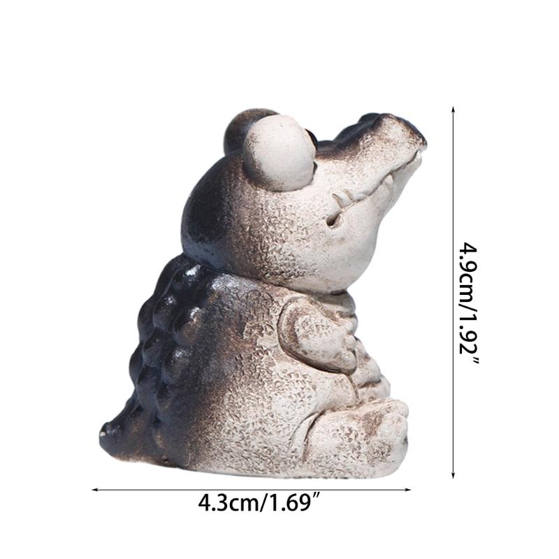 Exquisite Resin Tea Pet Elegant Tea Pet Sculpture Perfect for Tea Shops