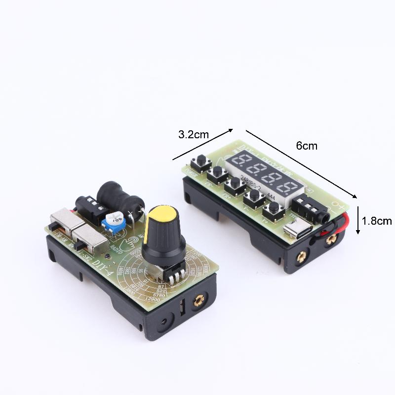 4-Band Digital Fm Mw Sw Radio Am Fm Medium Wave Shortwave Receiver Broadcasts Headphone Radio Module Antenna Volume Adjustable