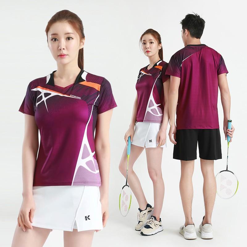 Badminton Tennis Sport Shirts Quick Dry Breathable Team Uniforms Men Women Customizable