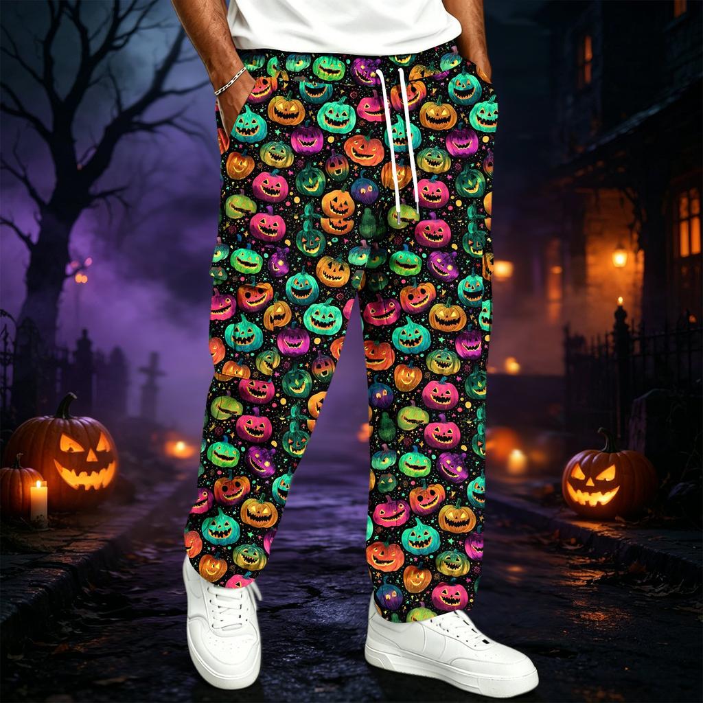 Men's Casual Straight Leg Drawstring Cargo Joggers for Daily Commute and Workout