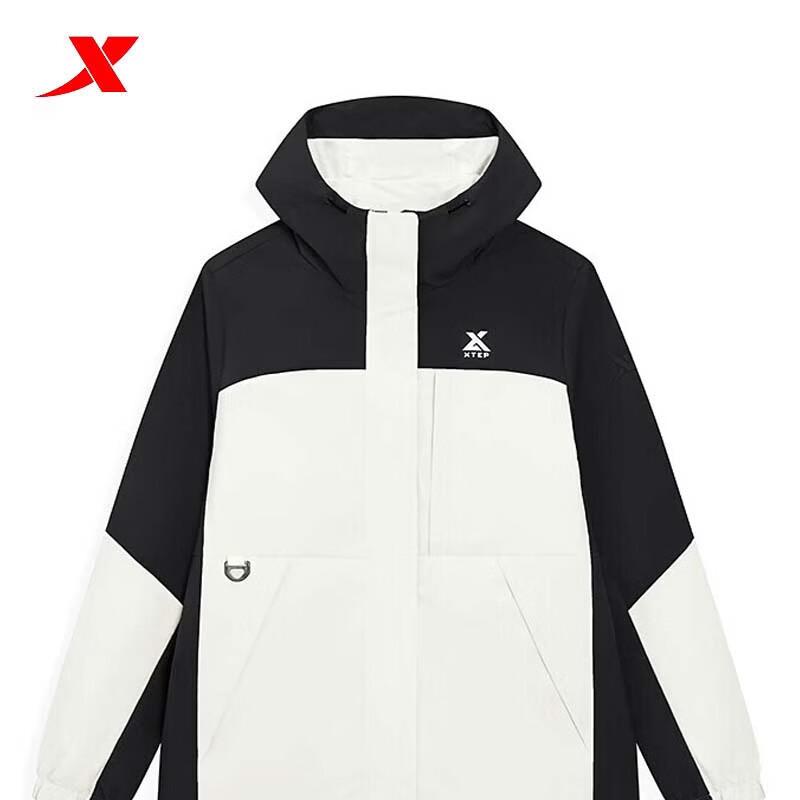 XTEP Women s Versatile Hooded Windbreaker Jacket L