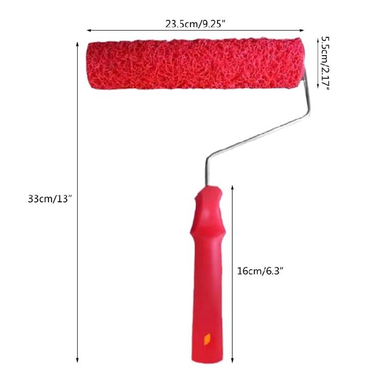 Drywall Compound Roller Texture Pattern Roller Brush Putty Roller Convenient Tool Wall Brush for Applying Putty