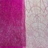 1 Yards African Luxury Beaded Tulle Lace Fabric Nigerian Handmade Heavy Sequin Lace Fabric For Diy Wedding Party Dresses