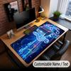 Music General Theme Custom Mouse Pad Personalized With Name Text Customized Desk Mat For Office Home Decor