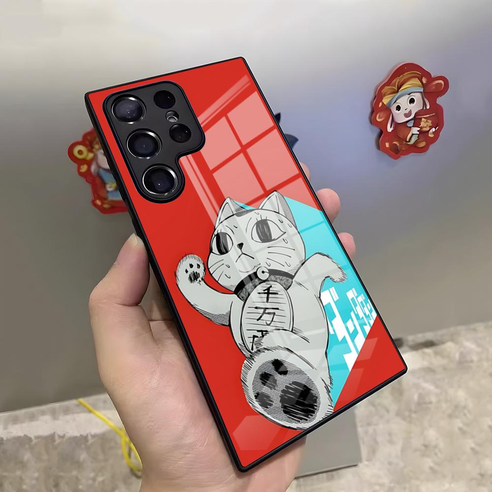 Dandadan Turbo Granny Phone Case For Samsung S25 Ultra S23 S22 S24 S20 Fe S21 Plus A54 A53 A16 Glass Cover