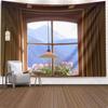 Tapestry Living Room Background Mural Beach Mat Home Decoration Simple and Fresh Character Wall Hanging
