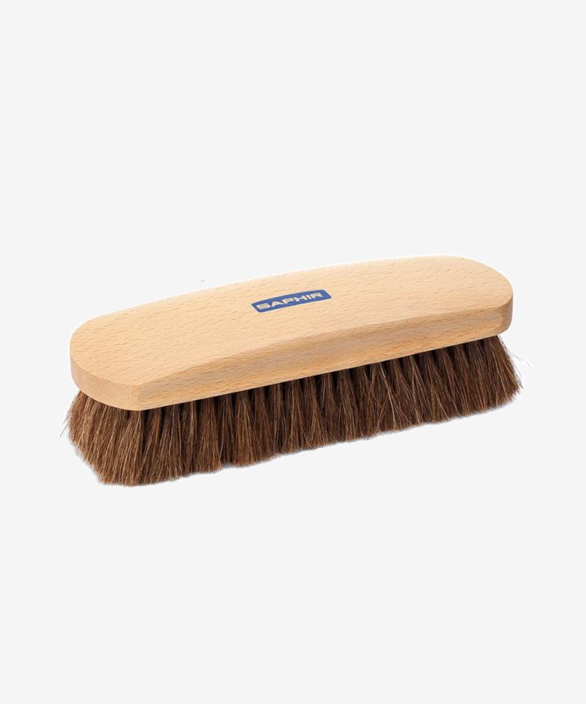 Saphir Shoe Dust Removal & Polishing Horsehair Brush 21Cm