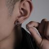 Vintage Zircon Star Chain Earings For Men Unisex Gothic Punk Hiphop Fashion Earings High-end Designer Jewelry Accessories Gift