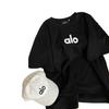 Womens Loose Fit Cotton Short Sleeve T-Shirt Round Neck Casual Graphic Tee 2025 Korean Style