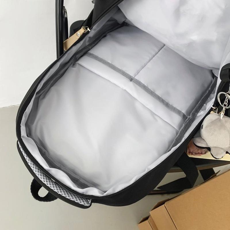 IELGY Рюкзак женский универсальный корейский стиль модный большой емкости нейлон пара — фото 5