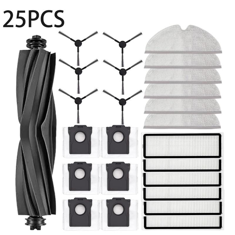 Compatible For Dreame Mova S10 Plus / Trouver S10 Plus / Spare Parts Main Side Brush Filter Mop Cloth Dust Bag Accessories