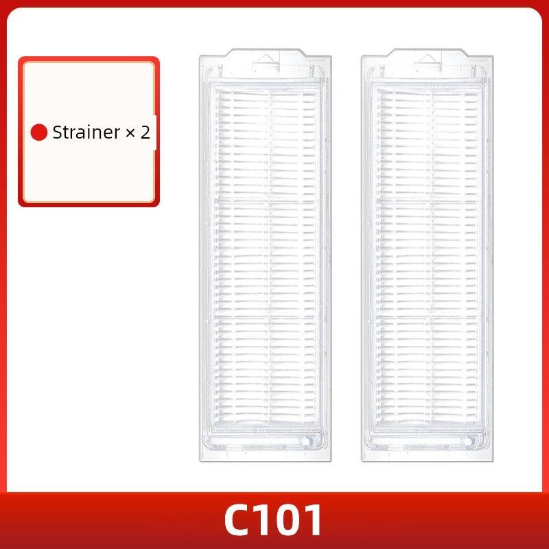 Suitable for Xiaomi Mijia No-Wash Sweeping and Mopping Robot C101 Accessories Mop Filter Mesh Edge Brush Cleaning Fluid