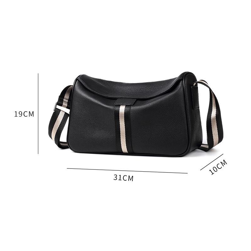 SCHWARZETIENNE Men's Genuine Leather Crossbody Shoulder Bag