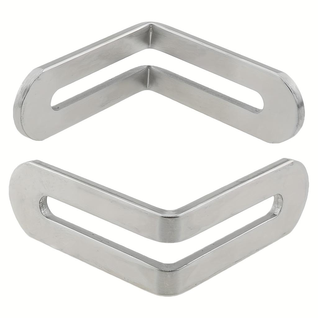 5pcs 47mmx47mmx19mm Furniture Reinforcement Right Angle Connector L Bracket Single Slot Corner Code Silvery Adjustable L Bracket