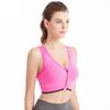 Front Zipper Sports Women's Bra Sexy Underwear Adjustable Strap Running Gym Fitness Brassiere Shockproof Breathable Without Underwire Bralette