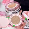 Jiujiu Diary Sunscreen Cushion BB Cream: Concealer, Brightening, Oil Control, Waterproof, Long-Lasting, Non-Cakey Foundation for Students and Parties.