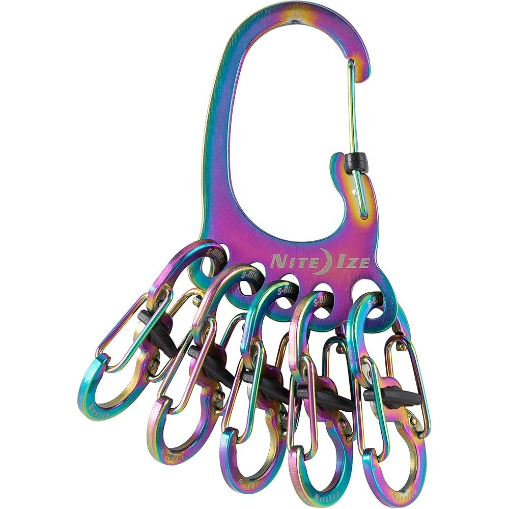 Nite Ize BigFoot Locker Spectrum KLKBF-07-R3 Small Durable Storage Organizer for Outdoor Gear