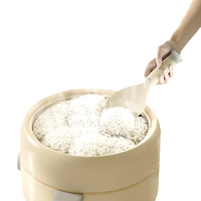 1ks Stojící přísavka Lžíce na rýži Roztomilý medvěd Nepřilnavá lžíce na rýži Do kuchyně Kreativní nepřilnavá rýžová kreslená lžíce na rýži