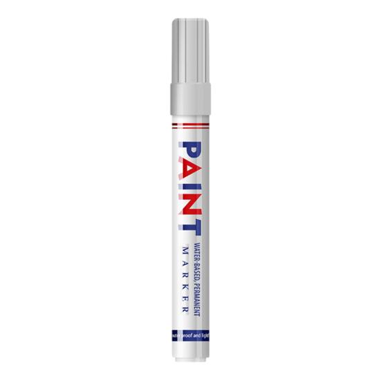 Marcador de Tinta de Grande Capacidade para Retoque de Carro Impermeável Resistente ao Desbotamento Caneta à Base de Óleo para Metal Pneu Madeira Secagem Rápida Caneta de Reparo para Inscrição em Pedra