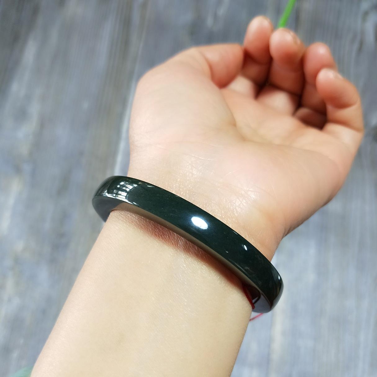 

10 мм натуральный голубой браслет из нефрита Хотан модный браслет с изумрудом для рук подарочный браслет 64MM