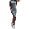 Summer Casual Simple Short-sleeved Dress For Women