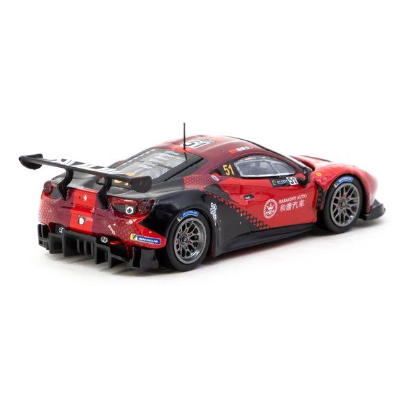 TARMAC WORKS Ferrari 488 GT3 Macau GT Cup 2022 Harmony Racing #51 - HOBBY64