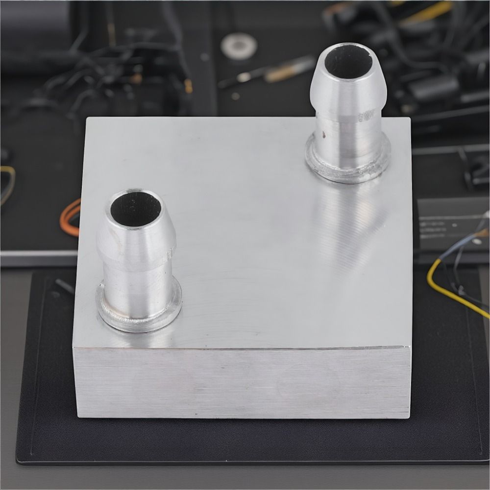 Düse Nach oben Wasserkühlung Block Hohe Leistung Flüssigkeit Wasser Kühlkörper Computer Wasserkühlung