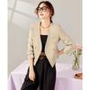 TERRE BLEUE Women's Stylish Loose Short Blazer