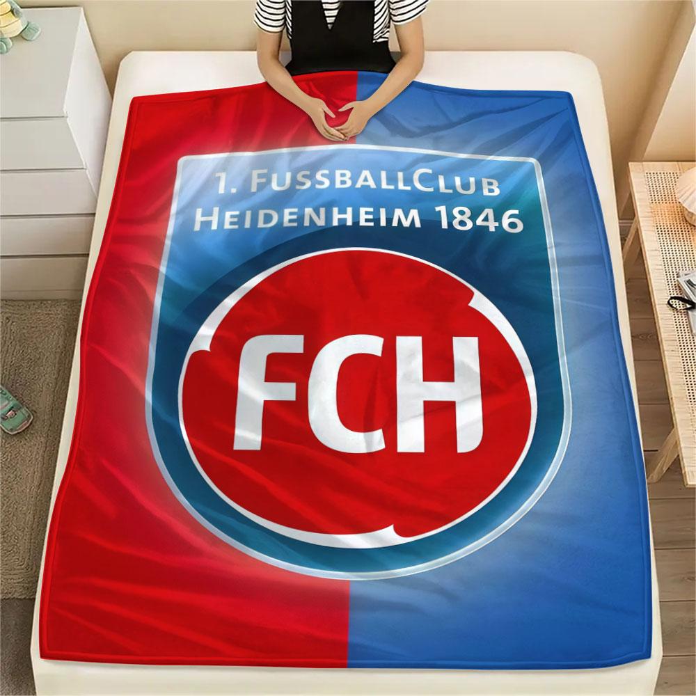 FC Heidenheim FlAannel Blanket, High Quality Comfortable for All Seasons, Home Decor, Warmth and Comfort