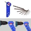Multi-Size Fit Drill Bit Sharpening Kit Portable Twist Drill Sharpener Attachment for Power Drill Handheld Grinder for Sharpening Blunt Drill Bits