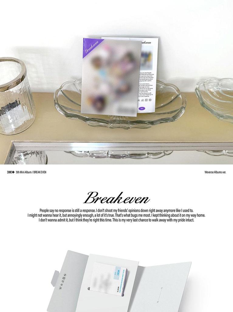 [PRE-ORDER] ILLIT - 5th Mini Album - BREAK EVEN (Weverse Albums Ver.)