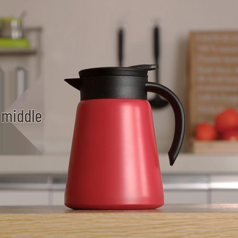 Europäischer Stil 304 Edelstahl Isolierte Wasserflasche - Doppellagiger warmer Topf für Zuhause