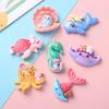 10 Pcs New Cute Cartoon Marine Animal Series Dolphins Resin Scrapbook Diy Jewelry Children Gift Hairpin Accessories A82