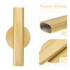 Wall Mounted Metal Vase Chic Flower Holder for Home Wedding Party Decor Wall Flower Tube for Fresh Artificial Flowers