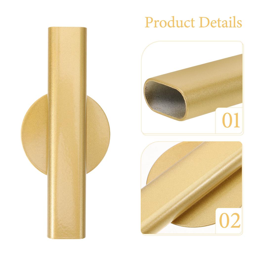 Wall Mounted Metal Vase Chic Flower Holder for Home Wedding Party Decor Wall Flower Tube for Fresh Artificial Flowers