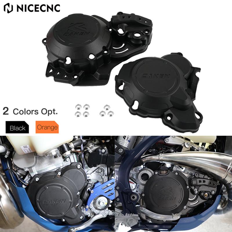 NICECNC For Husqvarna TE 300i TE 250i 2020-2023 Clutch Protector Ignition Guard For KTM TPi EXC 300 EXC 250 XC-W 250 XC-W 300