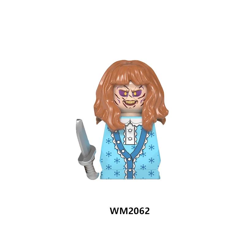 Halloween Horror Movie Series The Shining Silent Hill Building Blocks Bricks Mythic Pyramid Head Action Figures Kids Toys