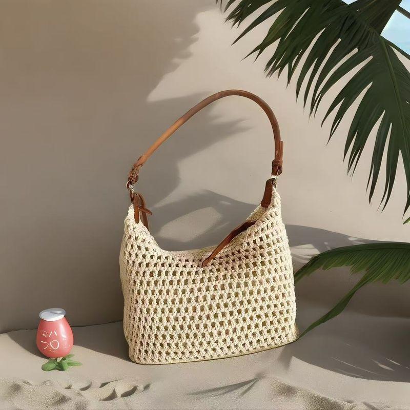 

Весна и Лето Новая Сумка-Мессенджер 2025 Новый Нишевый Стиль Необычная Плетеная Сумка Приморская Сумка-Сэтчел Сумка на Плечо для Женщин Individual bag