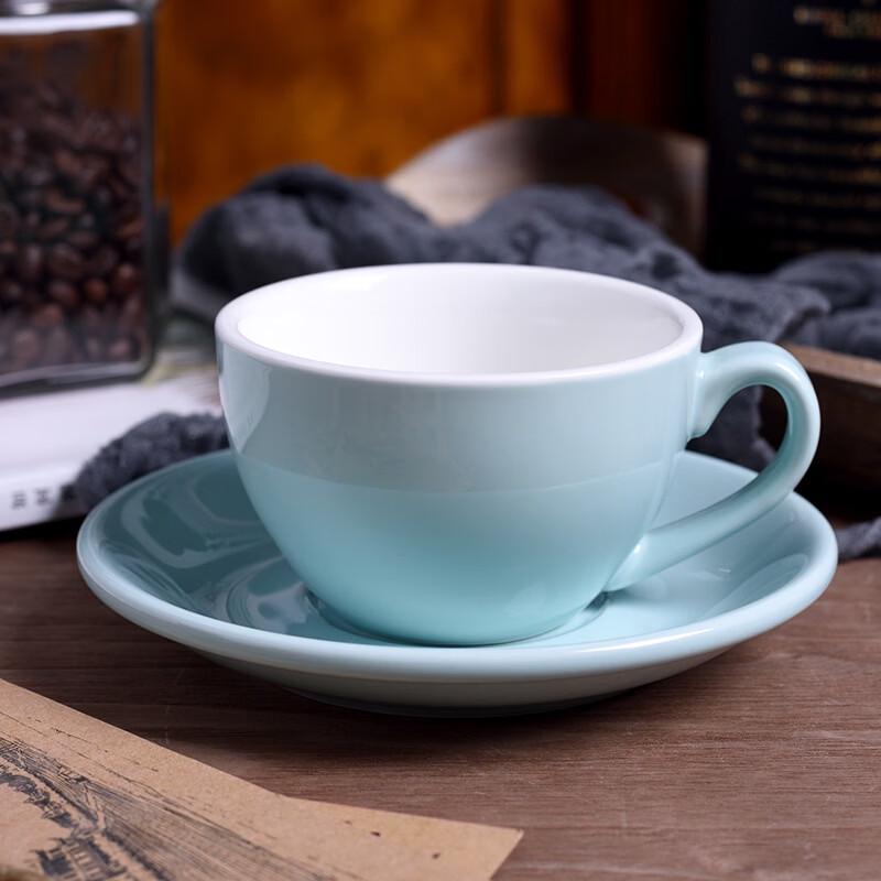 DeOu Sternenlicht Keramik Latte Art Kaffeetassen Set