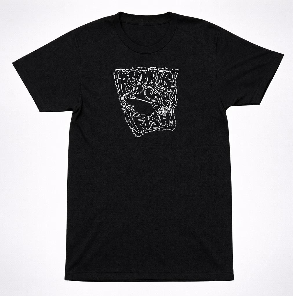 

Reel Big Fish Logo T-Shirt – Classic Ska Punk Band Tee Black S