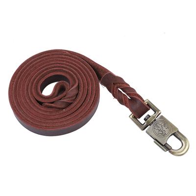 Sangle de laisse de dressage en cuir durable pour chiens de grande et moyenne taille