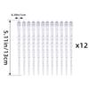 12 Piece Set Christmas Tree Decoration Icicle Ornaments Unique Display