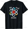 Graphic Birthday Gift  Atom Retro Style Science T-Shirt Men Clothing Streetwear Graphic T Shirts  Anime Tshirt